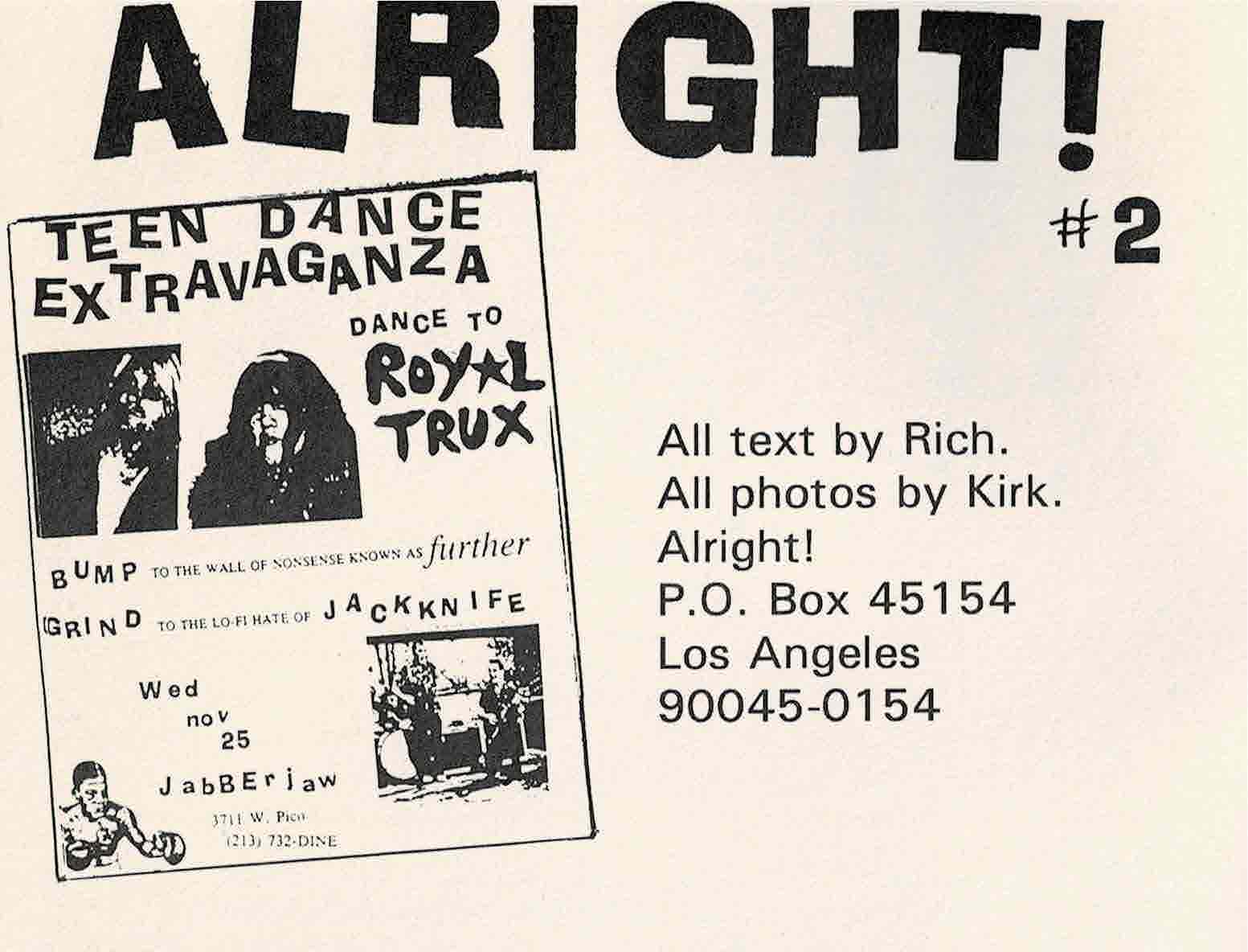 Alrightv2 Normal Alright! #2 – Fanzine Hemorrhage