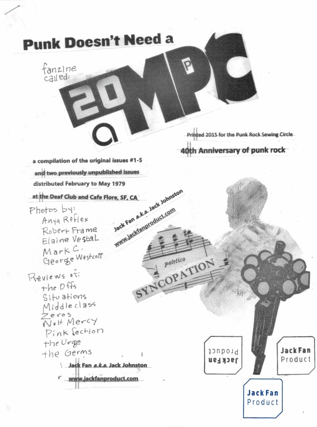 Punk Doesn't Need a Fanzine Called 20aMPC #1 – Fanzine Hemorrhage